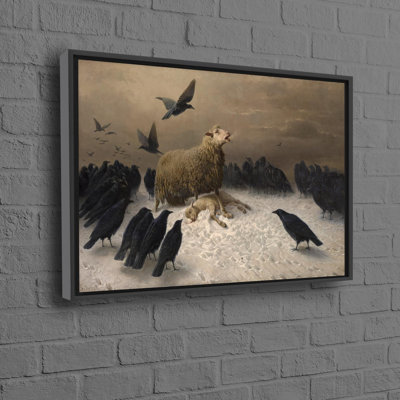 Anguish Wall Hangings By August Friedrich As Personalized Home Decor Gift For Mom With Albrecht Schenck Canvas Print