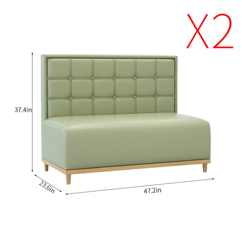 Banc rembourré moderne simple haut de gamme