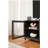 Summit 70"W Gray Finish TV Stand Console with Fireplace and Heater-1258059118