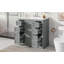 Ensemble de meuble-lavabo 36 po avec lavabo, une armoire et six tiroirs, bois massif et panneau de fibres à densité moyenne-893576292