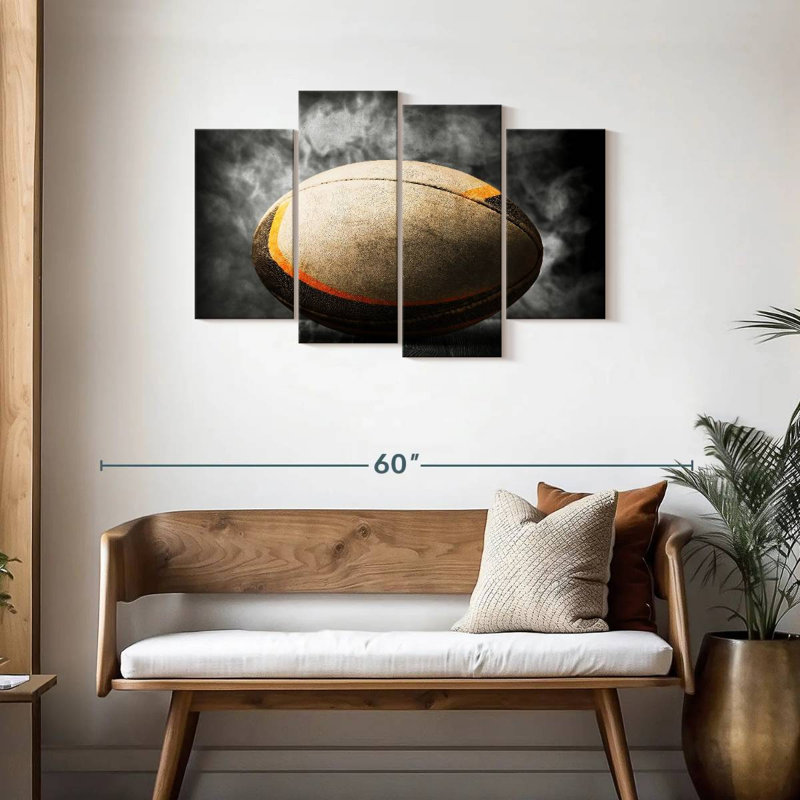 Rugby ball pop Sireci, H 27 po x l 43 po