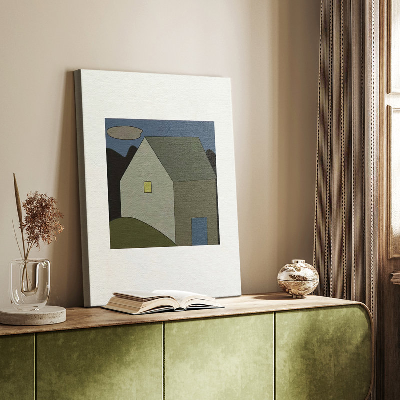 Maison de montagne VI - galerie Cavas sur mesure, H 36 po x l 24 po