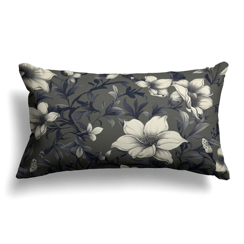 Coussin Petal Perfection, Gris