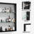 Surface-mounted/Recessed Mirror Cabinet with Mirror with Adjustable Shelf-18322969