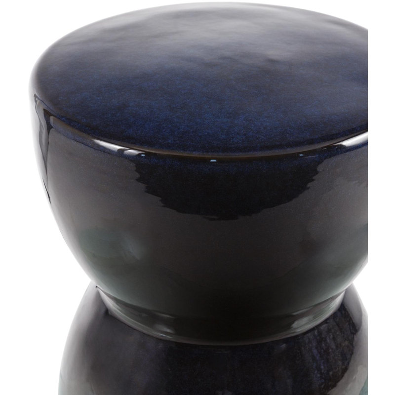 Goulven Accent Stool, Marron foncé