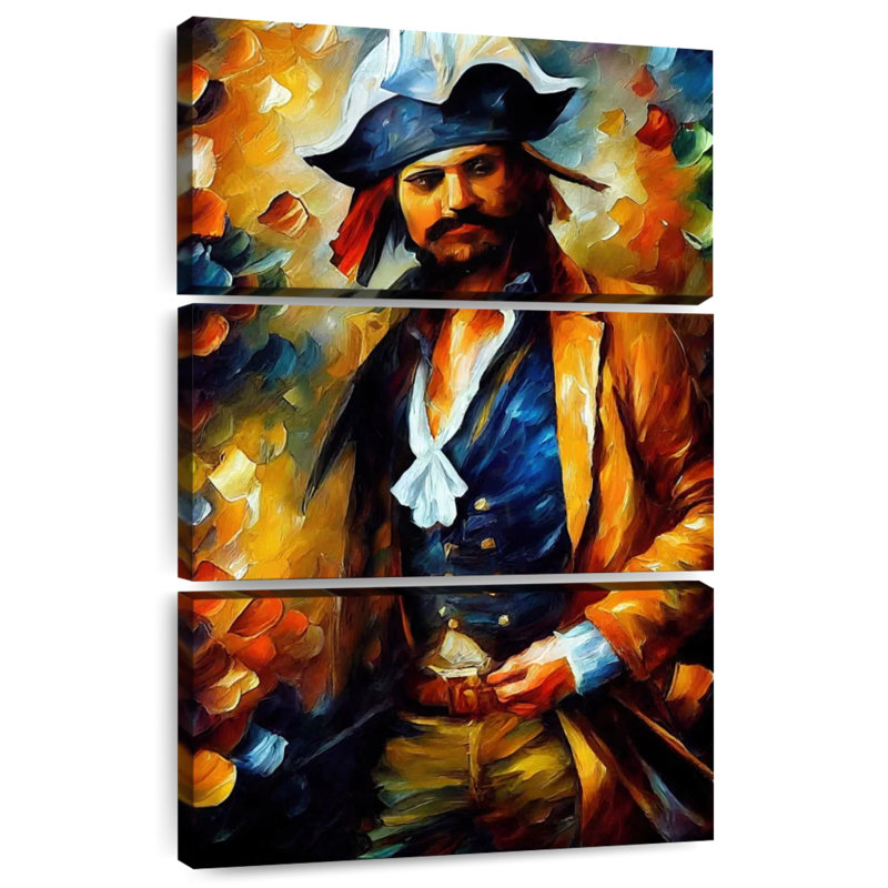Ashelle The Pirate, 74" H x 48" W