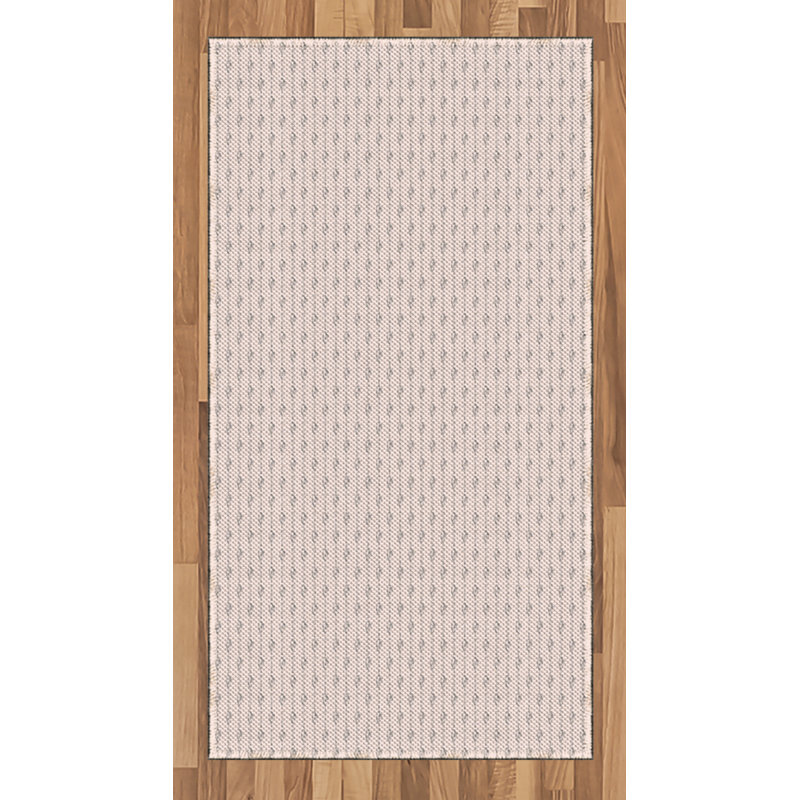 Love High Density Long Fiber Poly Threads Decorative Area Rug Carpet, Rectangle 2'7" x 5'