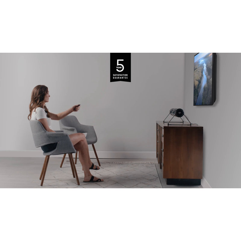Vornado Black 35" Remote Controlled Tower Fan with Horizontal Airflow