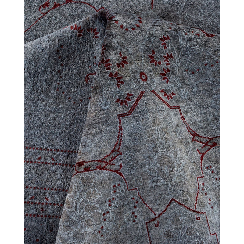 Yoshiaki One-of-a-Kind 9' 1" X 12' 0" Hand Knotted Area Rug
