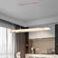 Luminaire suspendu linéaire, lampe suspendue minimaliste moderne pour salle à manger et bureau-129470485