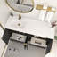 Meuble-lavabo autoportant 59 po avec lavabo gauche en acrylique renforcé Monterey-25569687-4094931