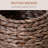Handwoven Cat Bed With Cozy Pad, 23.5" H, Gray, For Indoor Cats Up To 8 Lbs Soft Cushioned Elevated Elegant Basket Weave, Feline Friends