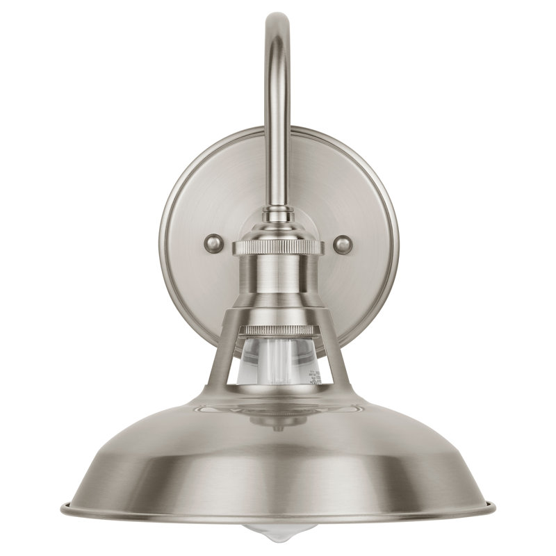 Sigala Armed Sconce, Brushed Nickel