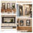 Rectangular Decorative Wall Mirror With Statement Deep Frame, HD Tempered Glass Vanity Mirror For Bathroom, Entryway, Or Bedroom-872761204-872761203