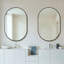 Miroir mural de salle de bain 36 po x 24 po, miroir mural encadré pour la salle de bain, suspendu vertical ou horizontal, miroir HD moderne pour la chambre à coucher, vestibule