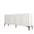 Modern Console Table, Cream & Black, 70.9 x 31.1 x 13.8 inches | 100% Melamine Coated Particle Board, Thickness: 0.7 inches | Stylish Geometric Design, Perfect for Living Room or Entryway, Durable & Elegant-584712962