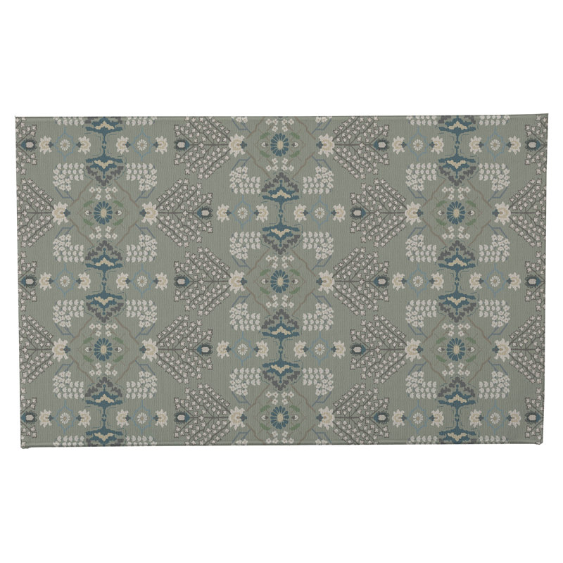 Tilly Non-Skid Bath Mat, Sage, Single - 24" L x 17" W