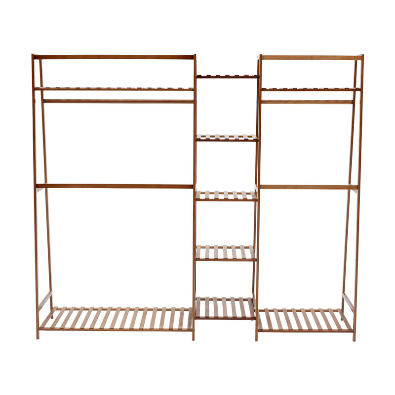 157.5cm Clothing Rack, Brown