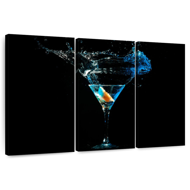 Déversement de cocktail coloré Yarlin, H 28 po x l 45 po