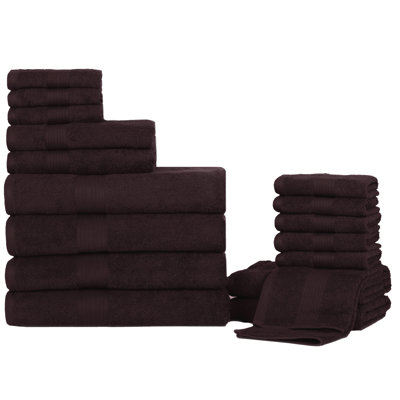 Ensemble de serviettes 100% coton doux et épais Como