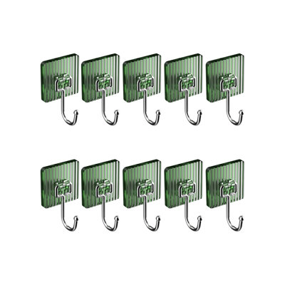  10Pack Crochets de Noël Traceless Hook Adhésif Sans Punch