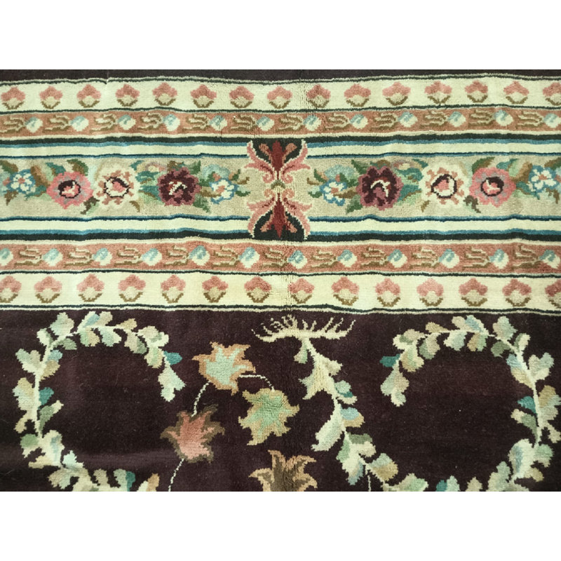 Tapis rectangulaire en laine 12 pi x 16 pi