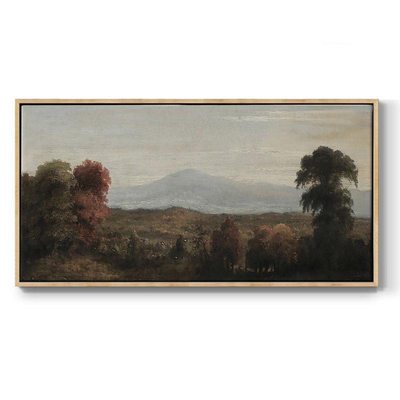 Paysage, série DC DC-XXV, toile tendue avec châssis, prête à être accrochée, H 21 po x l 41 po, Naturel