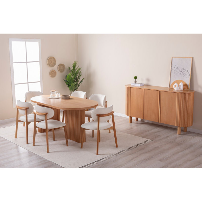 Modern Beech Wood Console Table, 70.9 x 35.4 x 15.7 inches | 100% MDF, Wall-Mountable Design with Multiple Shelves | Scandinavian Solid Color Brown, Stylish & Functional for Living Room or Entryway