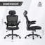Groningen High Back Ergonomic Chair with Adjustable Headrest and Lumbar Support-1030404190