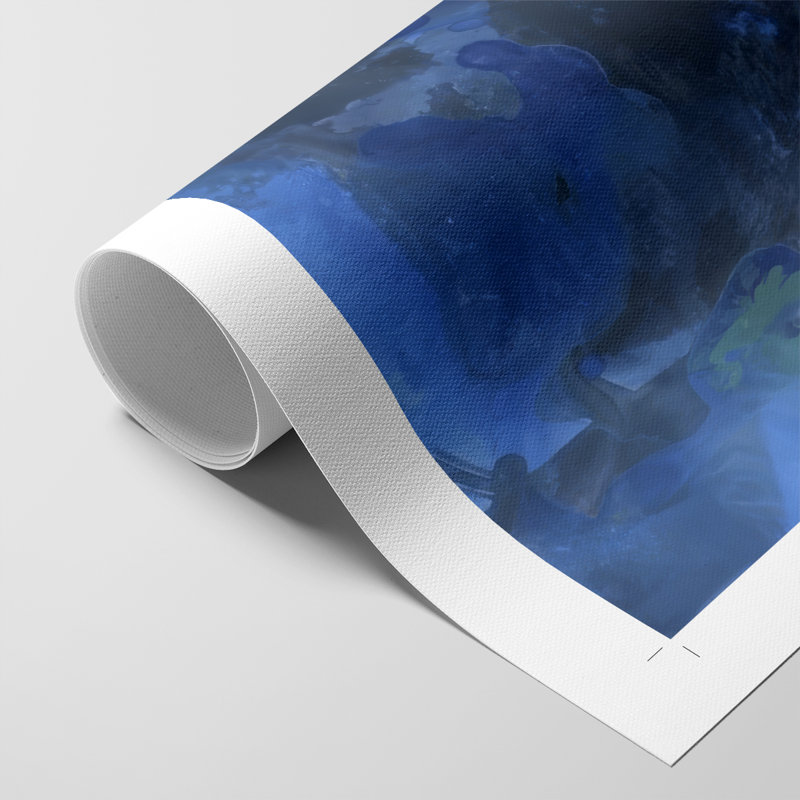 Cobalt galaxie I - impression sur toile seulement - non encadrée, H 27 po x l 18 po