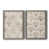 Toile avec cadre gris