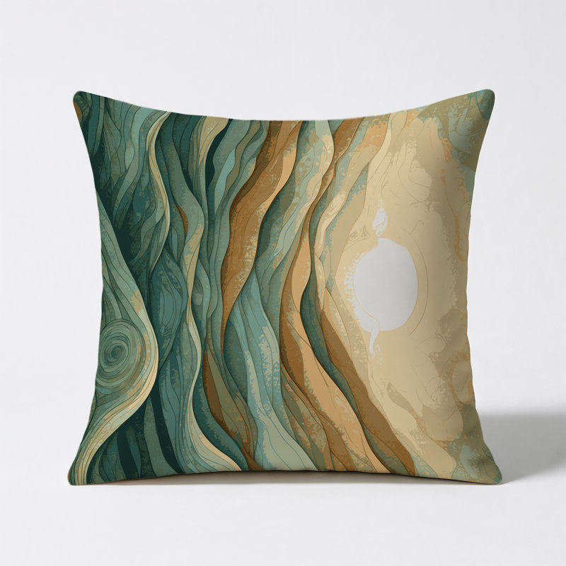 Nebula Glow Indoor And Outdoor Throw Pillow, Square 20"