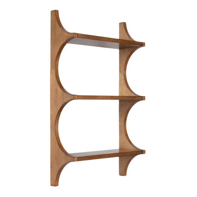 Scarlotte Wooden Tiered Wall Shelf