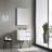 Tyonna 23.88 " W Free Standing Wall Mounted Single Double Single Vanity Bathroom Vanity With Acrylic Top with Mirror-723432012