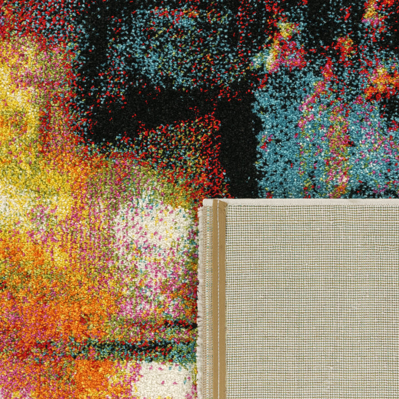 Jenny Abstract Flatweave Area Rug, Rectangle 80 x 150cm