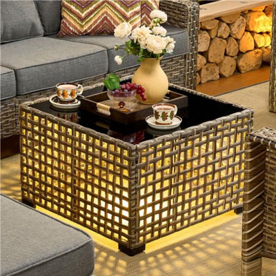Table basse d'extérieur Glowing