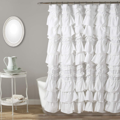Rideau de douche blanc 72 po x 72 po