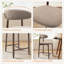 Upholstered Counter Stool with Solid Wood Frame-784659105
