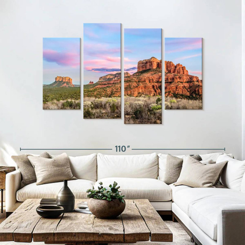 Sedona Rock Formations, H 54 po x l 84 po
