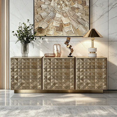 American-style modern light luxury sideboard