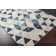 Tapis turquoise / beige Arelia