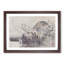 Hut by the Lake by Shibata Zeshin - Picture Frame Art Print-55641586-55641588