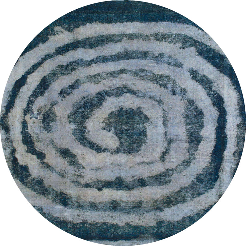 Abstract Indoor Rug, Round 3'