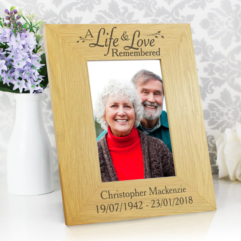 Youmans Brown Wood Picture Frame, Yes