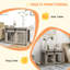 Collapsible Pet Furniture Style Crate with 1 Door