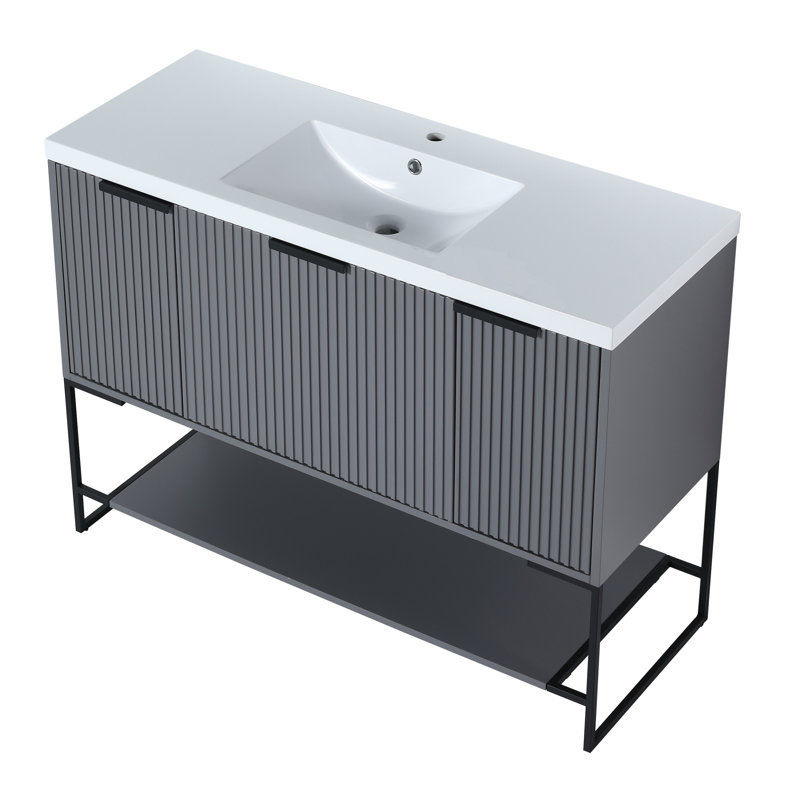 Armoire de salle de bain autoportante