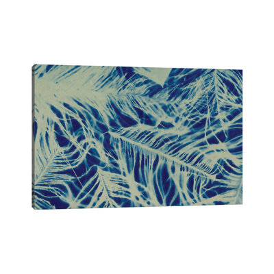 Textures In Blue IV by Baxter Mill Archive - Wrapped Canvas Painting