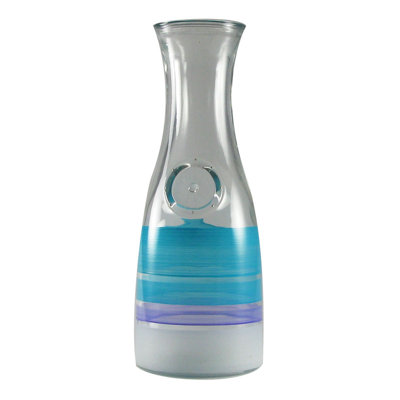 Cottage Retro Stripe 33oz. Glass Beverage Dispenser