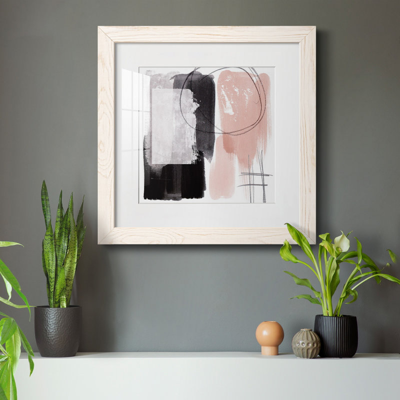 Coexistance I-Premium, reproduction encadrée - prête à être accrochée, H 31,5 po x l 31,5 po x P 1,5 po, Blanc