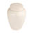 Large Decorative Debossed Stoneware Ginger Jar With Pattern, Lid And Reactive Glaze